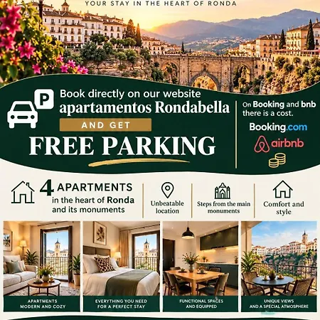 Rondabella 2 Parking Centro Ciudad * Ronda